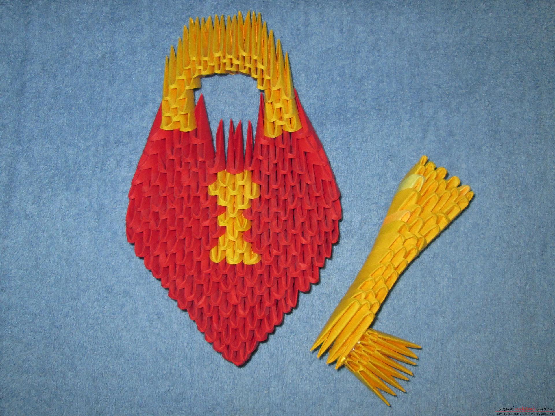 Мастер-класс подарков своими руками – модульного оригами сердечко – очень актуален накануне Дня влюбленных.. Фото №1